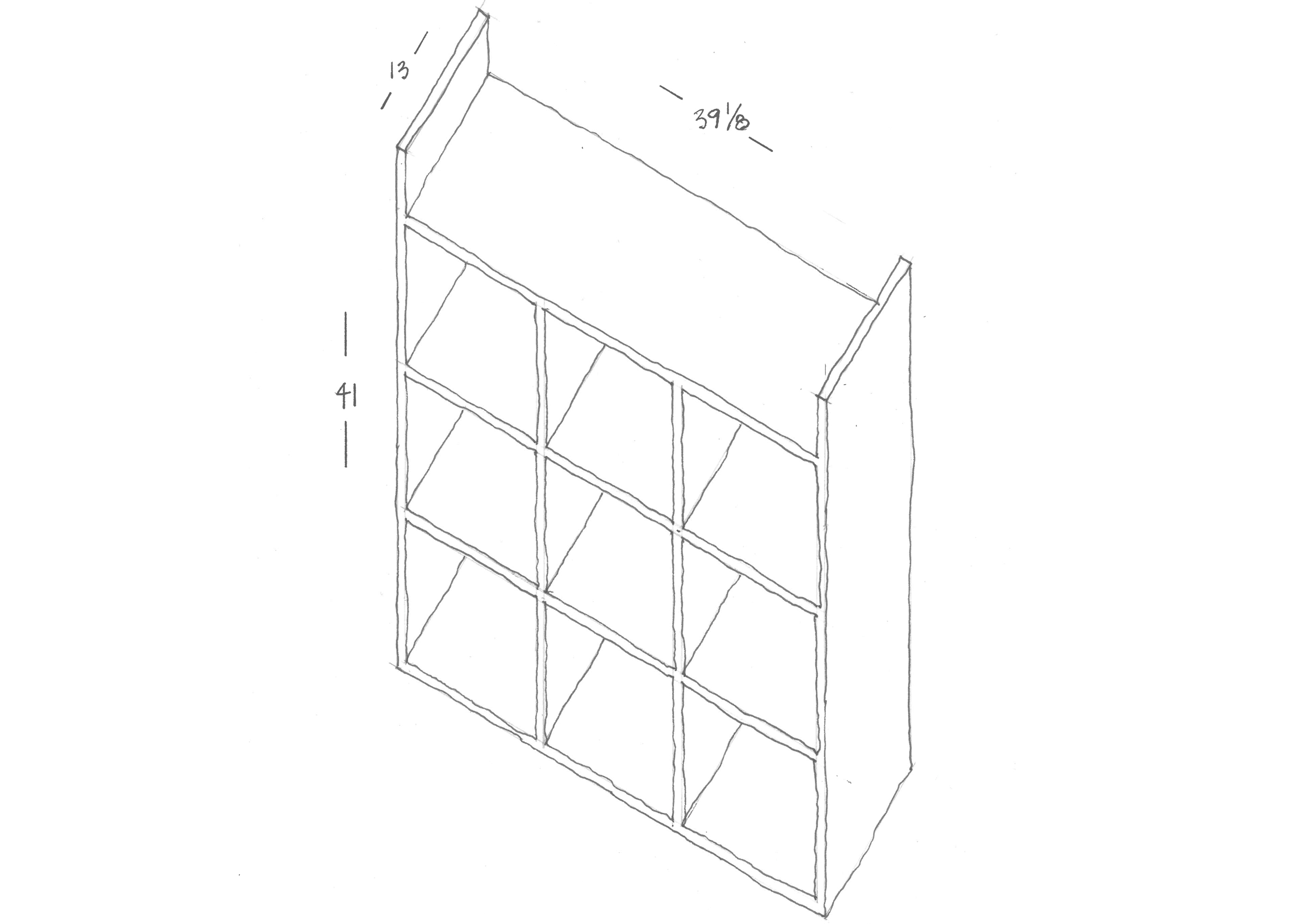 WD+STL Mobile Bookcase