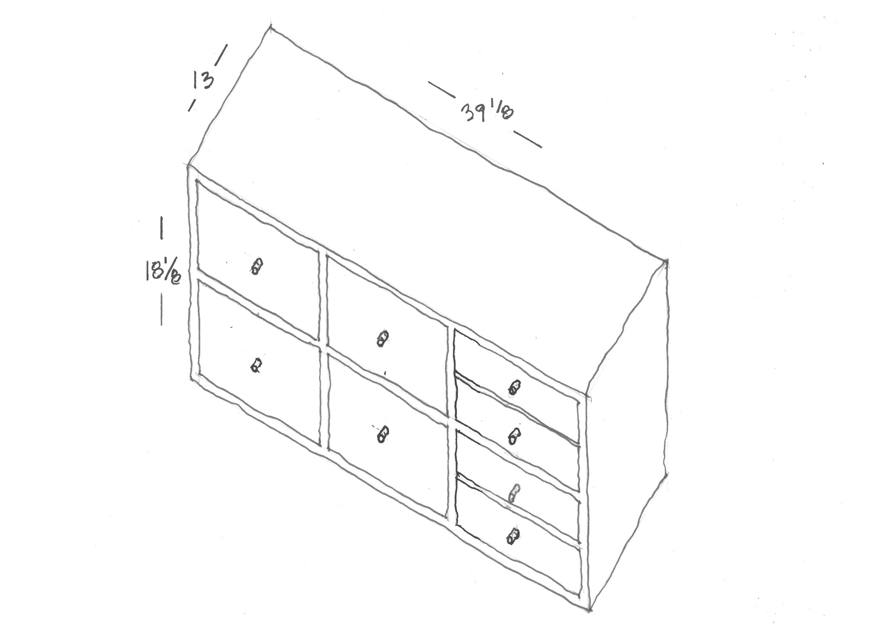 WD+STL Mobile Drawer Unit 1
